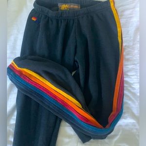 Aviator nation classic stripe sweatpants